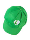 Sn-G4-2Toddler Litter Boys Girls Super Mario Brother Luigi Costume Hat 1-8 Yrs