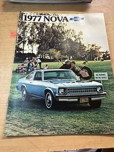 1977 CHEVROLET NOVA ORIGINAL DEALER SHOWROOM SALES BROCHURE CATALOG BOOKLET - Picture 1 of 2