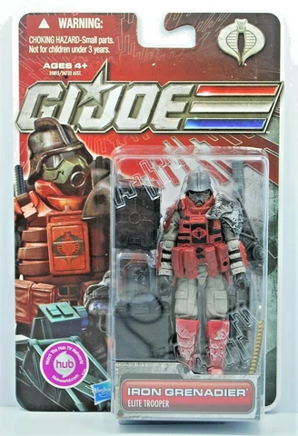 GI Joe 30th Iron Grenadier Elite Trooper Figure New Sealed Retail Blister Card Cover