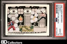 SCREEN 7 PSA 10 POP 2 #7 1989 Topps Nintendo Scratch-Off Double Dragon GEM MINT