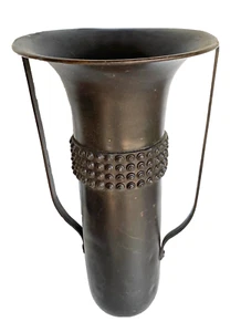 Antique Art Deco Neoclassical Bronze Urn Old Dallas, TX Estate 17-1/2" Tall - Picture 1 of 14