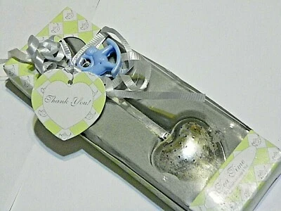Kate Aspen 'Tea Time' Heart Tea Infuser in Elegant White Gift Box and Ribbon - Image 1 of 4