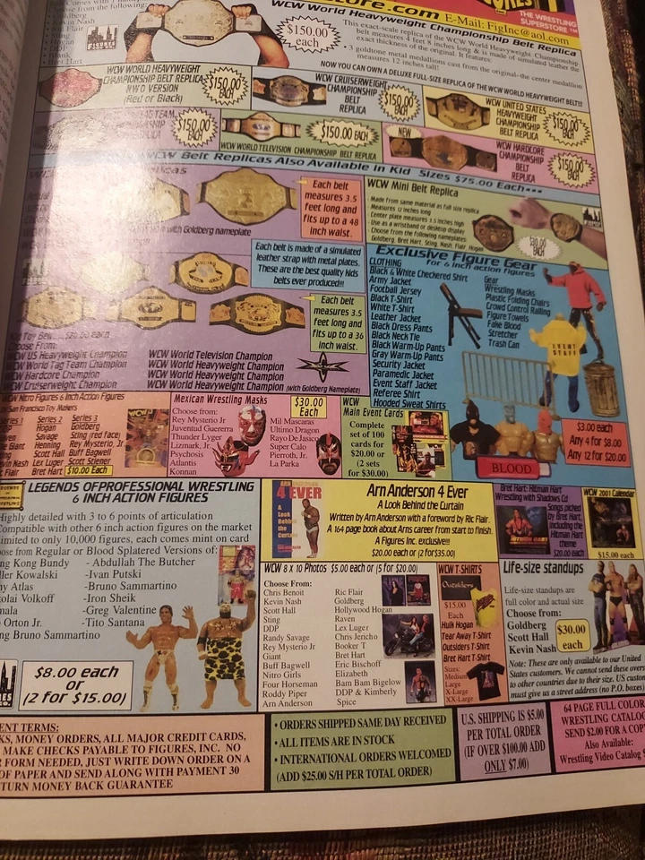Anuncio de figura de supertienda de lucha libre superestrellas clásicas WCW  Foto 1 de 1