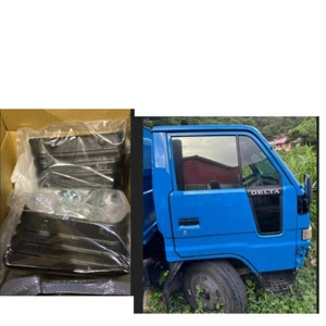 R+L=2 piezas cubierta de tapa de parachoques delantero negra para Daihatsu Delta estrecha y ancha - Imagen 1 de 1