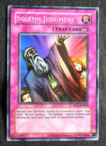 Solemn Judgment (RP01-EN045, Super Rare, Holo) [Mint] Yugioh Retro Pack card - Picture 1 of 1