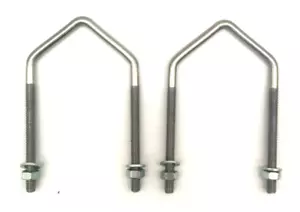 2X 2,5" ""V"" SCHRAUBEN für TV-ANTENNE Antenne STANGE Halterung V BOLZENKLEMME MASTHALTERUNG - Bild 1 von 6
