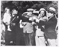 The Three Stooges "Sock-A-Bye Baby" vintage movie still