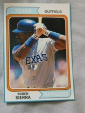 1992 SCD Sports Card Price Guide Monthly #33 Ruben Sierra Texas Rangers