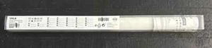 IKEA YRLA Sheer Panel Curtain Blind White Leaf Pattern 24" x 118" NEW. Fast Ship - Picture 1 of 4