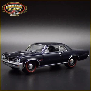 1964 64 PONTIAC Gto Azul Raro 1/64 Escala Coleccionable Maqueta Coche Modelo - Imagen 1 de 8