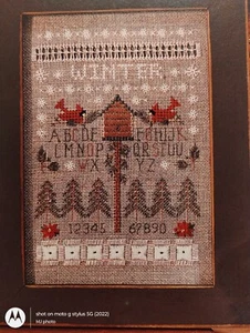 WINTER BIRDHOUSE SAMPLER CROSS STITCH SPECIALTY STITCHES CHART FROM MAGAZINE - Picture 1 of 2