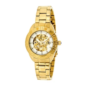 Empress Godiva Automatic MOP Bracelet Watch - Gold/White - Picture 1 of 3