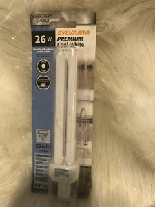 Sylvania 26W T12 4100K - Cool White Double Tube Compact Fluorescent Lamp L84 - Picture 1 of 2