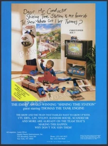 SHINING TIME STATION - Original 1990 Trade AD / Licensing Promo_ THOMAS THE TANK - Bild 1 von 1