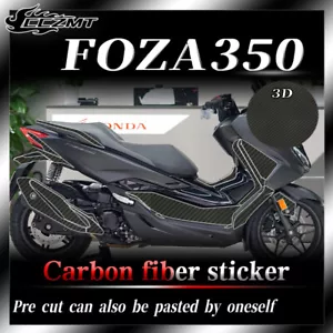 For HONDA FORZA350 Forza 350 2023 3D carbon fiber stickers body protective film - Picture 1 of 30