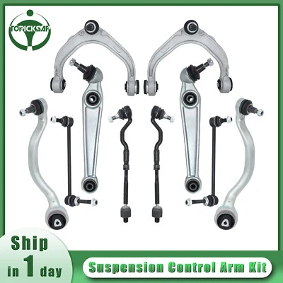 Front Lower Control Arm Bar Link Tie Rod End Kit for 2007-2014 BMW X5 X6 - Image 1 of 4
