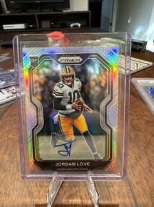 2020 PANINI PRIZM FOOTBALL ROOKIE AUTO PRIZMS SILVER #363 JORDAN LOVE