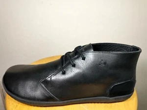 VIVOBAREFOOT Gobi M Barefoot Leather Shoes Boots Chukka Black Men's 43 ( US 11 ) - Picture 1 of 12