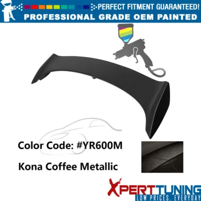 For 06-11 Honda Civic 2Dr ABS #YR600M Kona Coffee Metallic Trunk Spoiler W/LED Foto 1 de 4