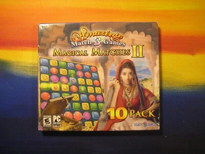 Magical Matches II Amazing Match 3 Games 7 / XP  PC CDROM Puzzle Game Coll - Image 1 of 4
