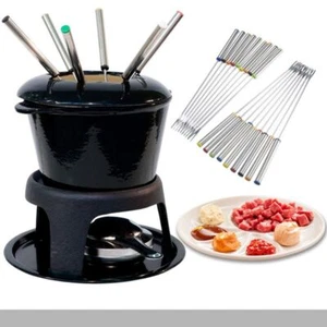 6pcs/Set Stainless Steel Chocolate Fork Coding Cheese Dessert Fondue Fruit Forks - Picture 1 of 6