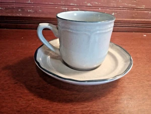 Vintage STONEWARE JAPAN Cup and Saucer Set ~ Beautiful - Picture 1 of 4