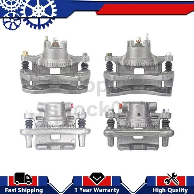4 pinzas de freno delanteras traseras Nugeon para Mitsubishi Lancer 2010 2009 2008 Foto 1 de 4