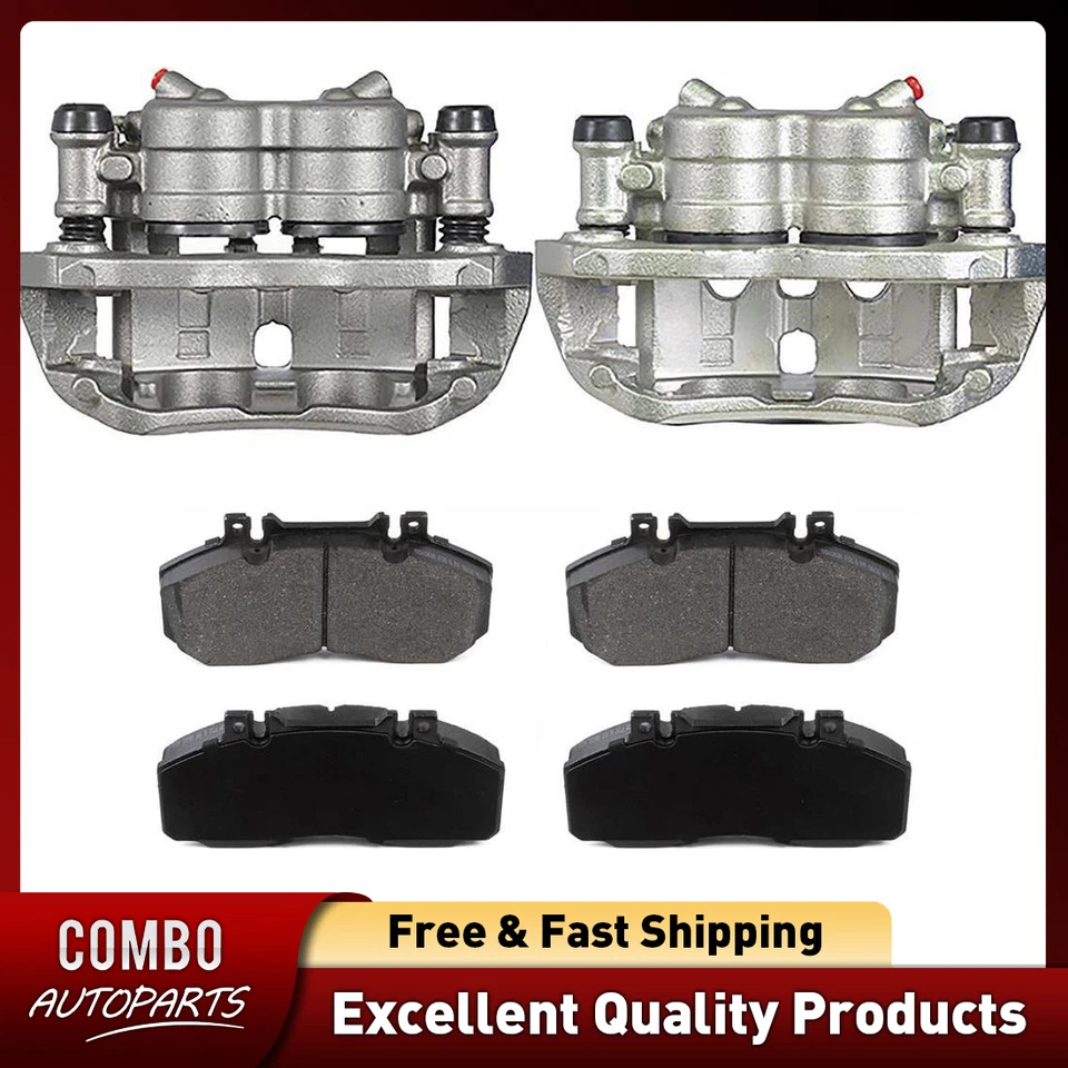 Pinças e pastilhas de freio dianteiras para 2006 2007 Workhorse W42 - Imagem 1 de 4