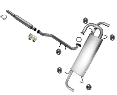 Resonator & Muffler Assembly W Gasket & Hangers Fits 2009-2015 Toyota Venza 3.5L - Image 1 of 4