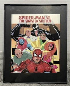 Spider-Man vs. The Sinister Sixteen #1 MCU Comic Wandbild gerahmt 8" x 10" - Bild 1 von 3