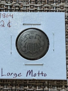 1864 Two Cent Piece – Historic Civil War Era Coin – Fair Price - Picture 1 of 3