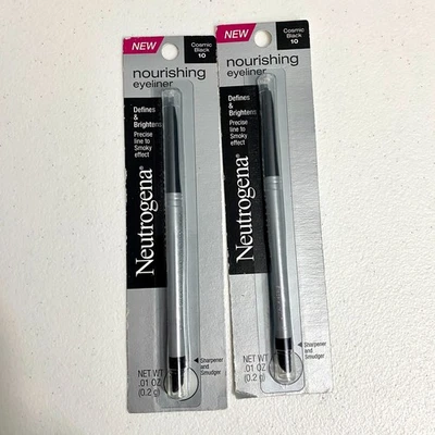 Neutrogena Nourishing Eyeliner #10 COSMIC BLACK Set of 2 Discontinued NIP New - Image 1 of 2