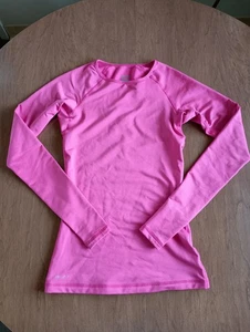 Camiseta de entrenamiento atlético de manga larga rosa Nike Pro para mujer con orificios para el pulgar talla XS - Imagen 1 de 22