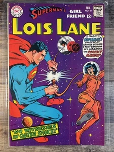 DC Comics Superman’s Girlfriend Lois Lane No Witnesses Comic Book Feb 1968 #81 - Bild 1 von 6