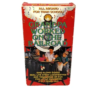 Grandpa Worked On The Railroad, Musical Train School, Rare VHS Video, Kids Songs - Picture 1 of 6