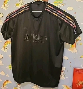 Adidas Sportswear Jersey Size 2XL XXL Black Soccer Football Shirt Fútbol Mens - Picture 1 of 9