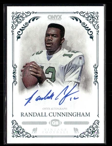 Randall Cunningham 2022 Onyx Vintage Blue Ink Auto - Picture 1 of 2