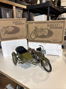 1917 Harley-Davidson The 3-Speed V-Twin Model F & Side Car  Xonex 1:6 Scale/LNIB - Picture 1 of 5