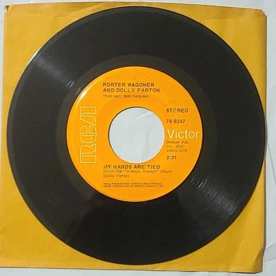 Dolly Parton & Porter Wagoner~ My Hands Are Tied/ Just Someone I Used To Know 45 - Image 1 of 4