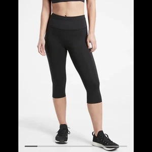 Athleta Accelerate Crop - Leggings negros - Imagen 1 de 6