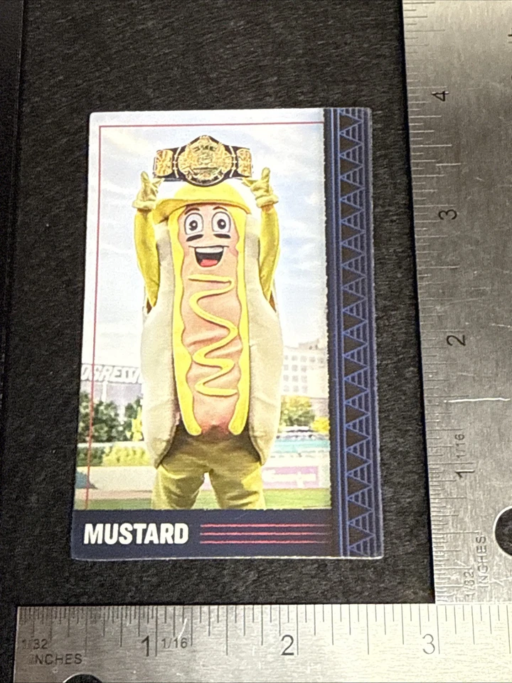 Cleveland Guardians Mostaza Hot Dog Corredor 2023 Mascota Imán MLB Béisbol Foto 1 de 1