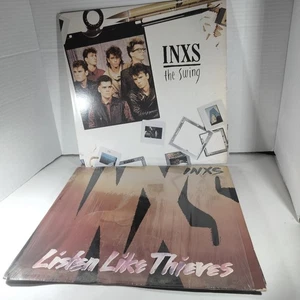 INXS 2 Vinyl LP Albums Lot Listen Like Thieves & The Swing 1984 1985 Vtg VG/NM - Imagen 1 de 24
