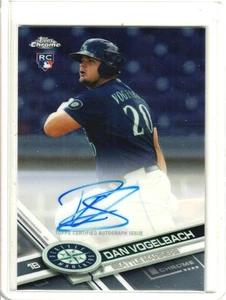 2017 Topps Chrome Dan Vogelbach Rookie Auto RC - Picture 1 of 2