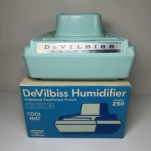 Umidificatore DeVilbiss Cool Mist modello 250 turchese con scatola originale - Foto 1 di 6