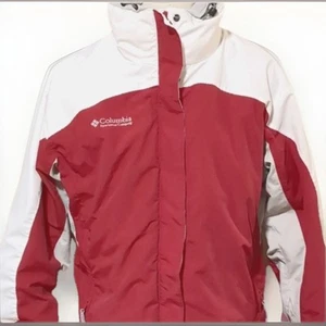 Columbia Size 7/8 Kids’ Red/White OmniWear Jacket Kids, Outerwear Waterproof Zip - Picture 1 of 20