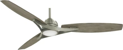 Minka Aire F742L-BNK Molino 65" LED Burnished Nickel Outdoor Ceiling Fan +Remote - Image 1 of 4