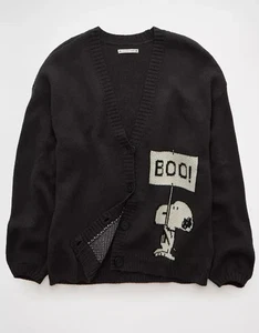 BOO AE Snoopy Halloween Strickjacke Gr. S Bonus Haarspange - Bild 1 von 7