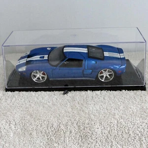 2005 Ford GT 1:24 Diecast Blue Jada Display Case Fast & Furious….READ DESC - Picture 1 of 10