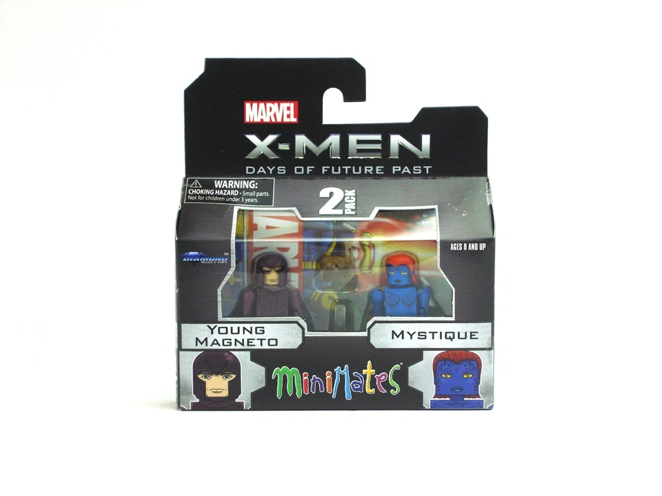 Marvel Minimates Young Magneto & Mystique Days of Future Past 系列 58 全新 — 第 1/4 张图片