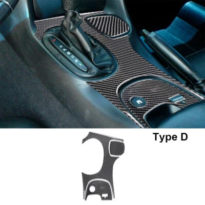 Carbon Fiber Gear Shift Cover Trim For Chevrolet Corvette C5 2000-04 Type A - Image 1 of 4